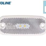 AUTOLINE LED SĀNU GABARĪTS BALTA 111x45MM 12-24V 1606-40104