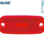 AUTOLINE LED SĀNU GABARĪTS SARKANS 111x45MM 12-24V 1606-40105