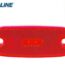 AUTOLINE LED SĀNU GABARĪTS SARKANS 111x45MM 12-24V 1606-40105