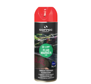 SOPPEC FLUO Marker marķēšanas krāsa kokiem 500ml